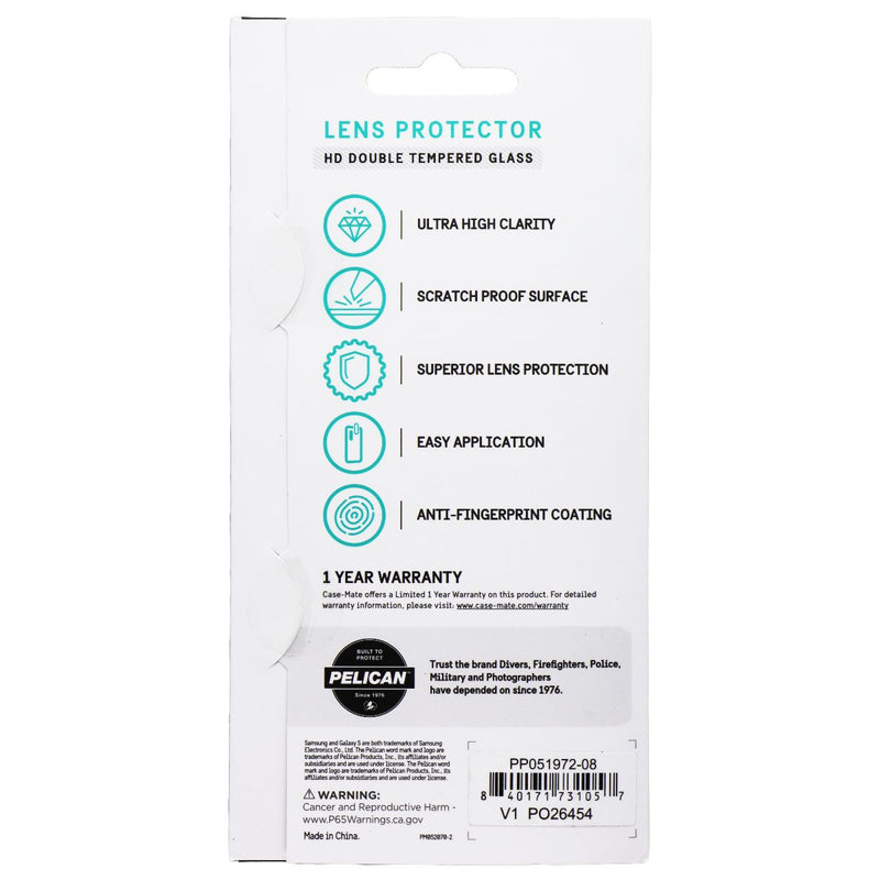 Pelican Glass Camera Lens Protector for Galaxy S21 FE (5G) - Clear