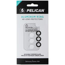 Pelican Aluminum Ring HD Lens Protectors for Samsung Galaxy S24 - Black