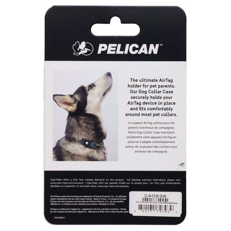 Pelican Protector Dog Collar Case for AirTag - Black