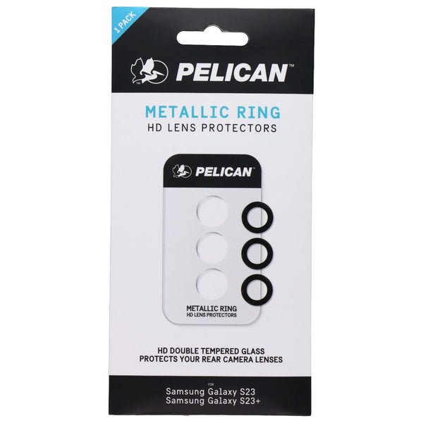 Pelican Metallic Ring HD Lens Protectors for Samsung Galaxy S23/S23 Plus