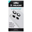 Pelican Aluminum Ring HD Lens Protectors for iPhone 15/15 Plus - Black