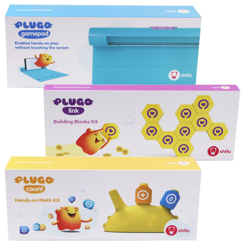 PlayShifu Plugo Count + Link AR Powered Hands-On Math Kit for Apple