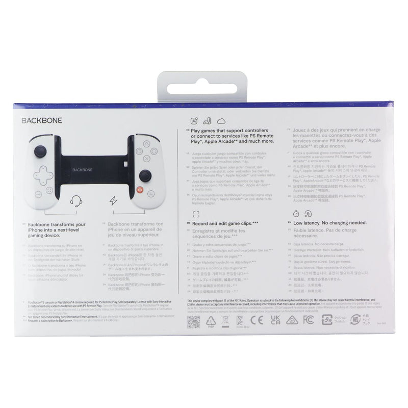 PlayStation Backbone Gaming Controller for iPhone (Lightning 8-Pin) - White