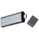 PNY USB 3.1 Type-C Reader / USB Adapter - Silver (P-CRMUS3A-BX)