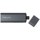 PNY USB 3.1 Type-C Reader / USB Adapter - Silver (P-CRMUS3A-BX)