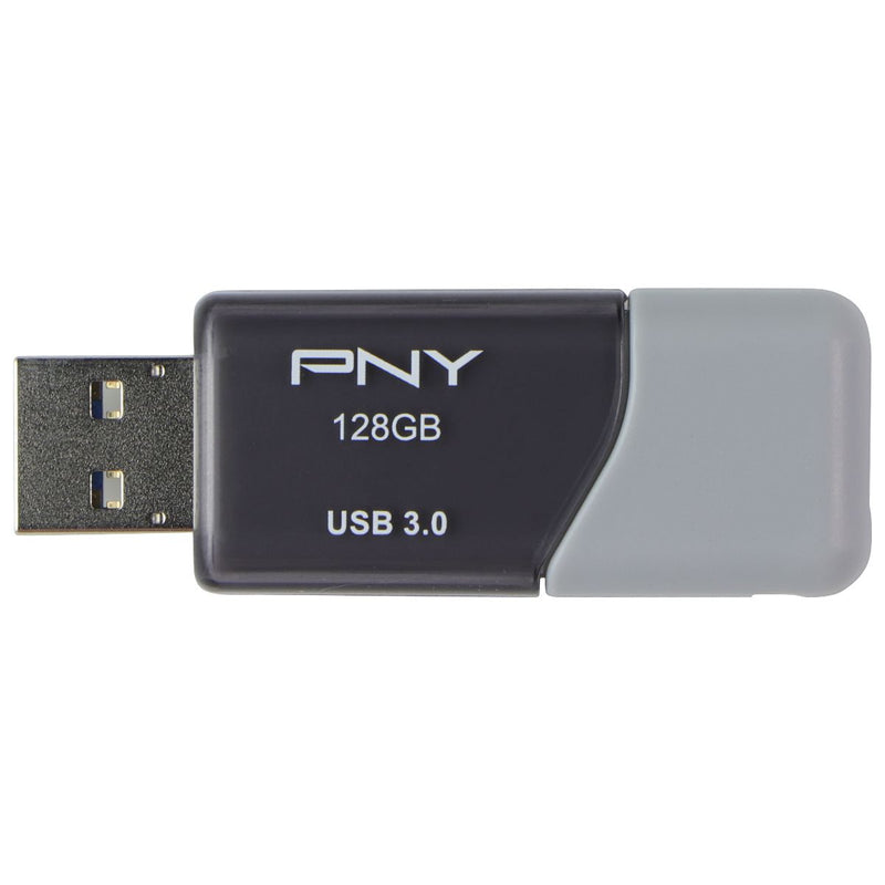 PNY (128GB) Turbo Attaché 3 USB 3.0 Flash Drive - Silver (P-FD128TBOP-GE)