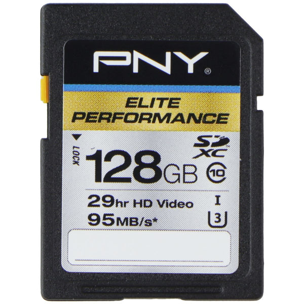 PNY 128GB Elite Performance SDXC Flash Memory Card - Class 10 USH-I U3 (95MB/s)