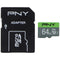 PNY 64GB Elite microSDXC Flash Memory Card w/Adapter - Class 10 U1 (100MB/s)