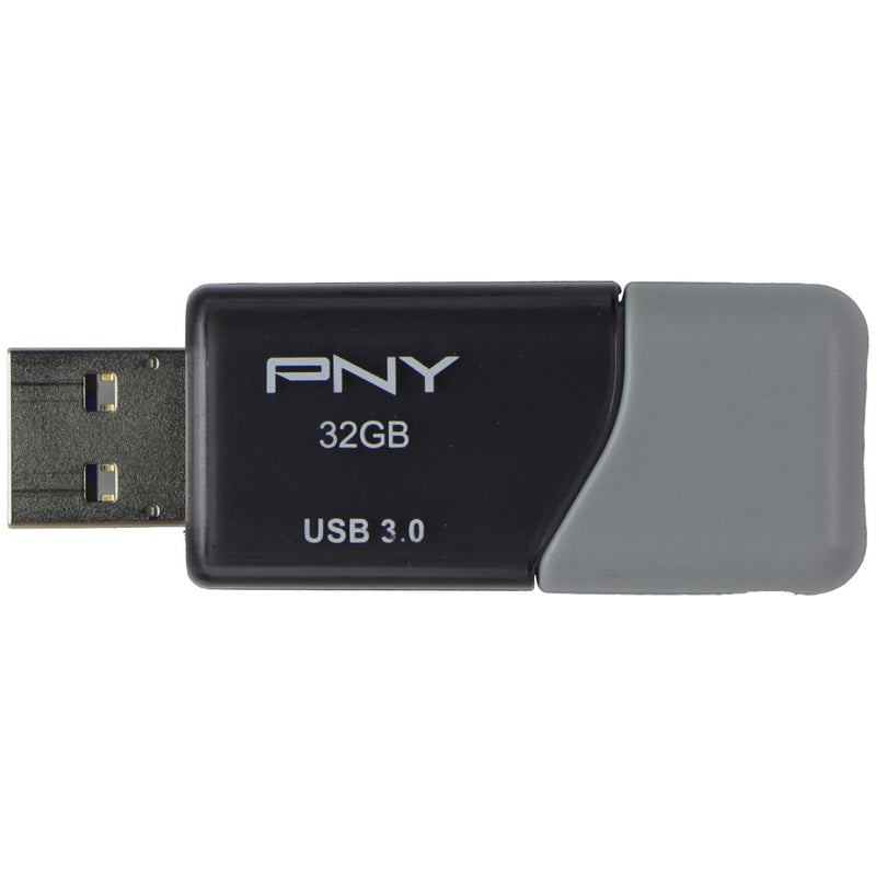 PNY (32GB) Turbo Attaché 3 USB 3.0 Flash Drive - Silver (P-FD32GTBOP-GE)