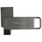 PNY 128GB DUO LINK USB 3.2 Type-C Dual Flash Drive - Silver/P-FDI128DULINKTYC-GE