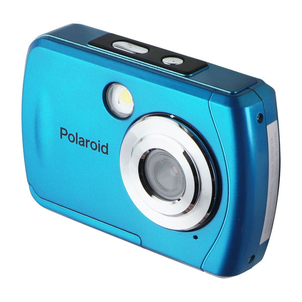 Polaroid 16MP Waterproof Digital Camera (ISO48N) - Teal with Rubber Case