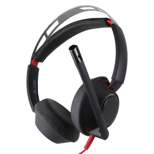 Poly Plantronics Blackwire 5220 Wired Stereo 3.5mm + USB-C/A Headset w/Boom Mic