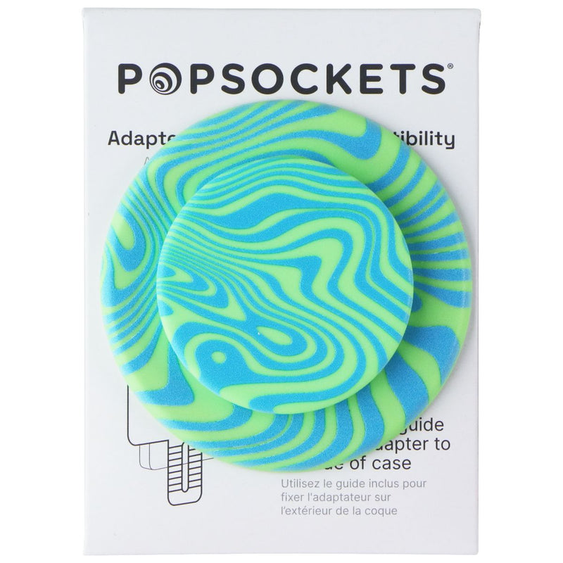 PopSockets Magnetic Phone Grip and Stand for MagSafe - Swirl Oasis Keylime