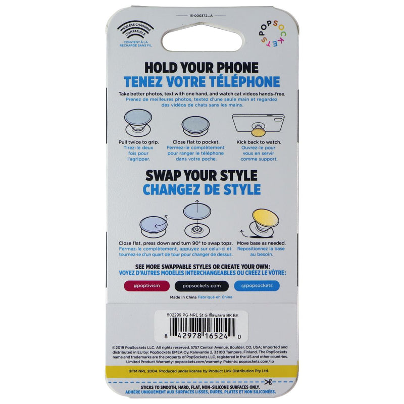 PopSockets PopGrip Stand & Grip with Swap Top - St. George Illawarra Dragons