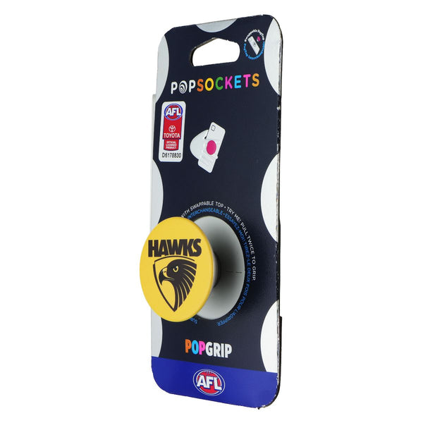 PopSockets PopGrip Expanding Stand Grip w/ Swappable Top - AFL Hawthorn Hawks