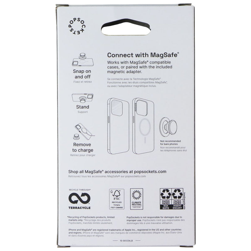 PopSockets Magnetic Grip & Stand for MagSafe - PopOut Curves Coconut Crème