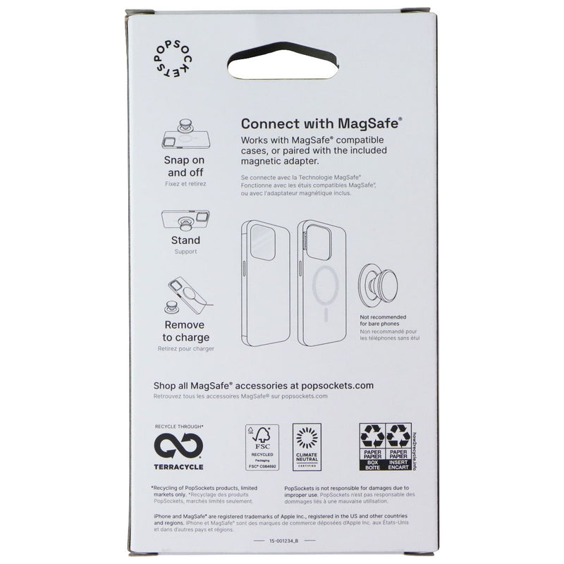 PopSockets Magnetic Grip & Stand for MagSafe - PopOut Curves Coconut Crème