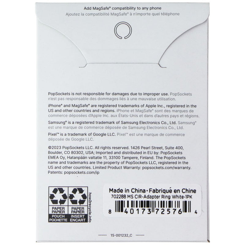 PopSockets Magnetic Phone Grip and Stand for MagSafe - Enamel Flamingo