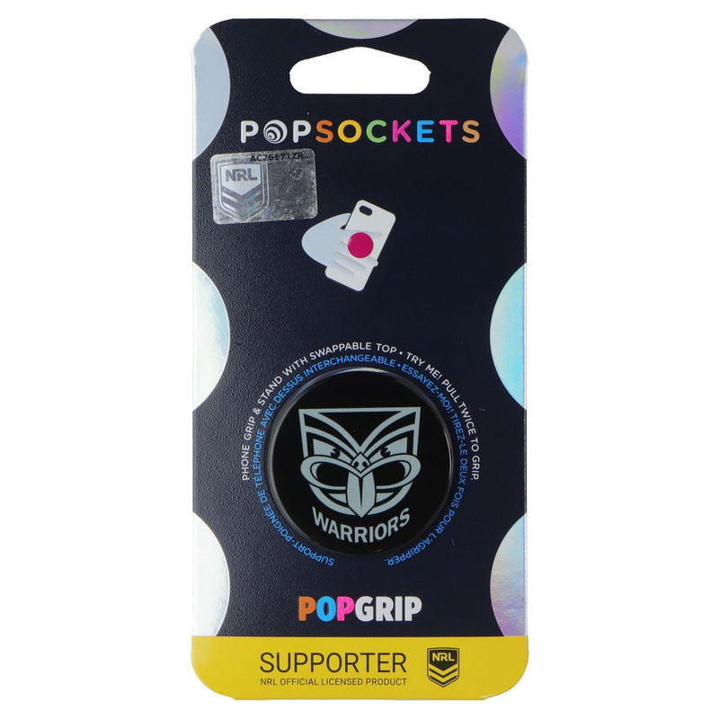 PopSockets PopGrip Expanding Stand Grip w/ Swappable Top - NRL NZ Warriors