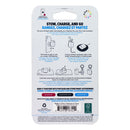 PopSockets PopGrip + PopChain AirPods 1/2 Holder & Keychain - White