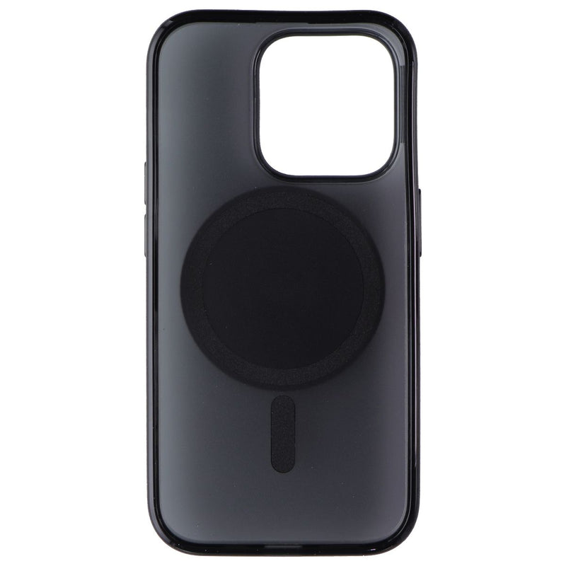 PopSockets PopCase for MagSafe for iPhone 15 Pro - Black Translucent