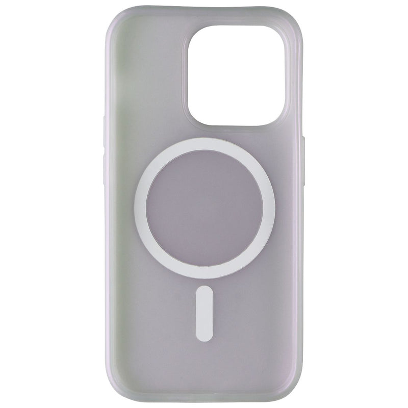 PopSockets Case with MagSafe and PopGrip for iPhone 15 Pro - Opalescent Clear