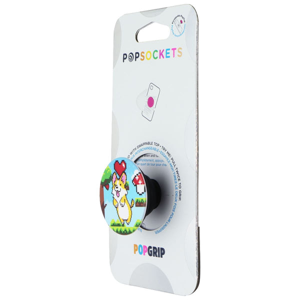 PopSockets PopGrip Holder & Stand with Swappable Top - CorgiBit