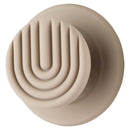 PopSockets Phone Grip for MagSafe with Swappable Top - Curves Latte (Brown)
