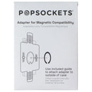 PopSockets Phone Grip for MagSafe with Swappable Top - Curves Latte (Brown)