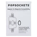 PopSockets PopWallet+ Magnetic Phone Wallet for MagSafe Devices - Blue Rainbow