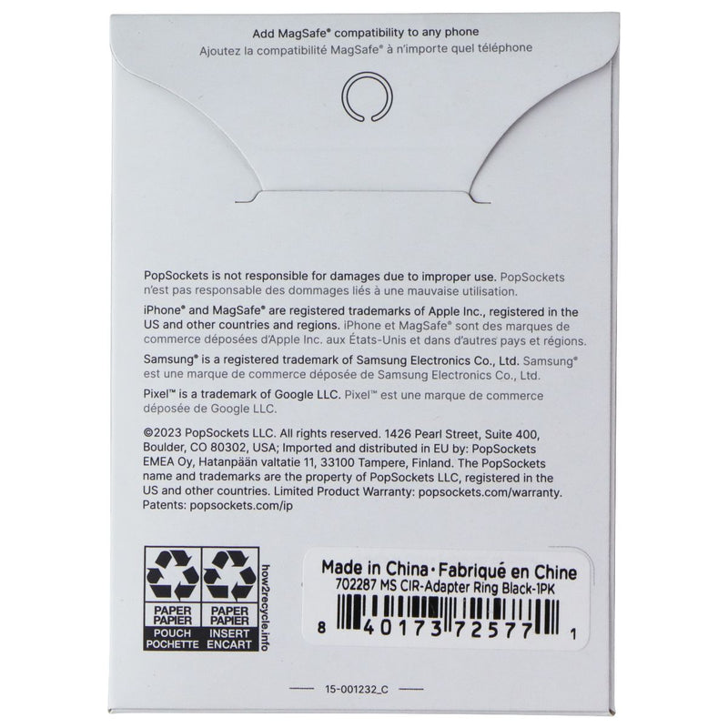 PopSockets Magnetic Phone Grip & Stand for MagSafe - Red Wine Enamel