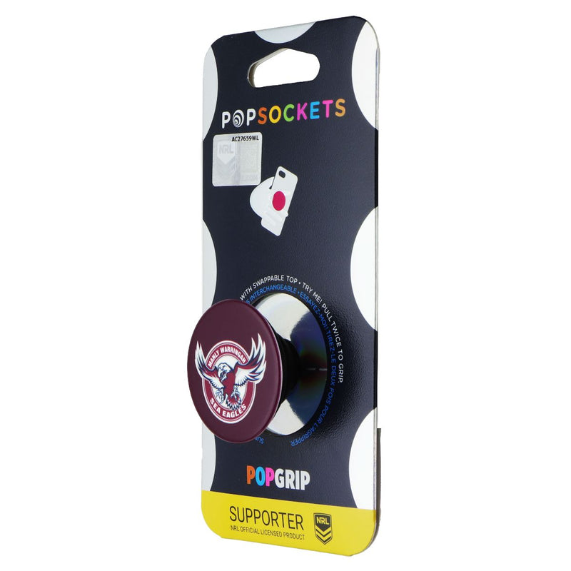 PopSockets PopGrip Expanding Stand Grip w/ Swappable Top - NRL M.W Sea Eagles