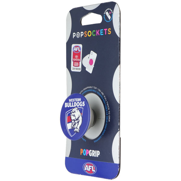 PopSockets PopGrip Expanding Stand Grip w/ Swap Top - AFL Western Bulldogs