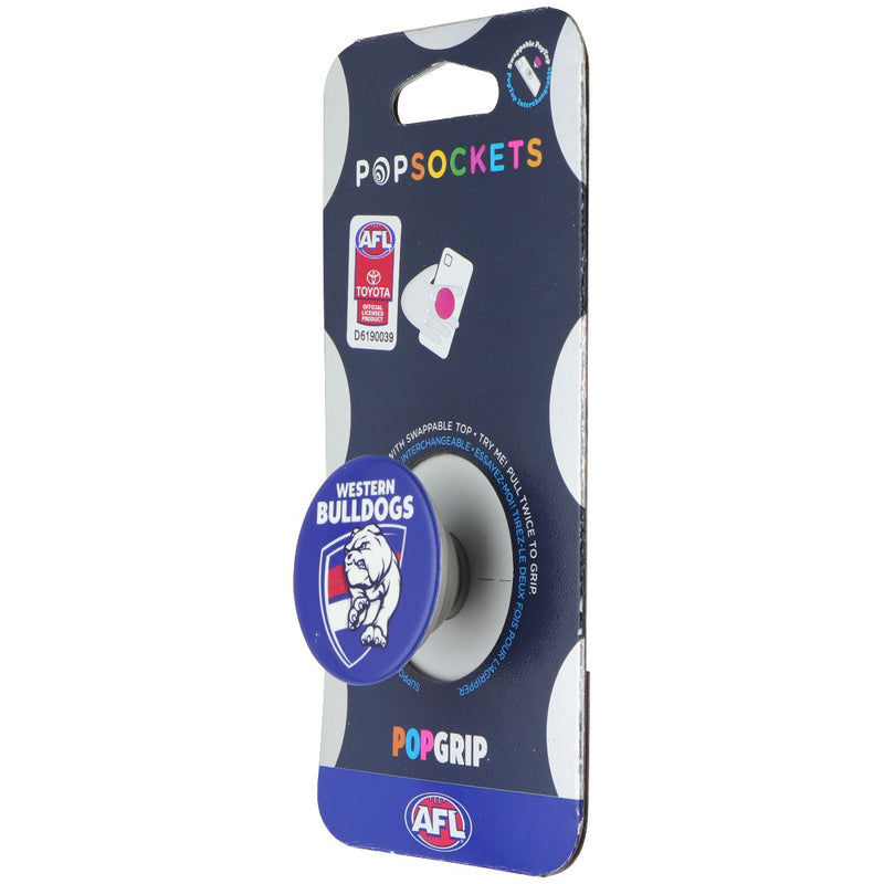 PopSockets PopGrip Expanding Stand Grip w/ Swap Top - AFL Western Bulldogs