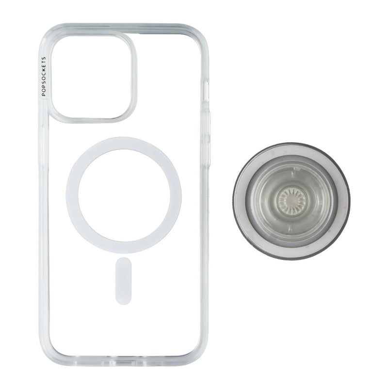 PopSockets PopCase for MagSafe for iPhone 15 Pro Max -Clear