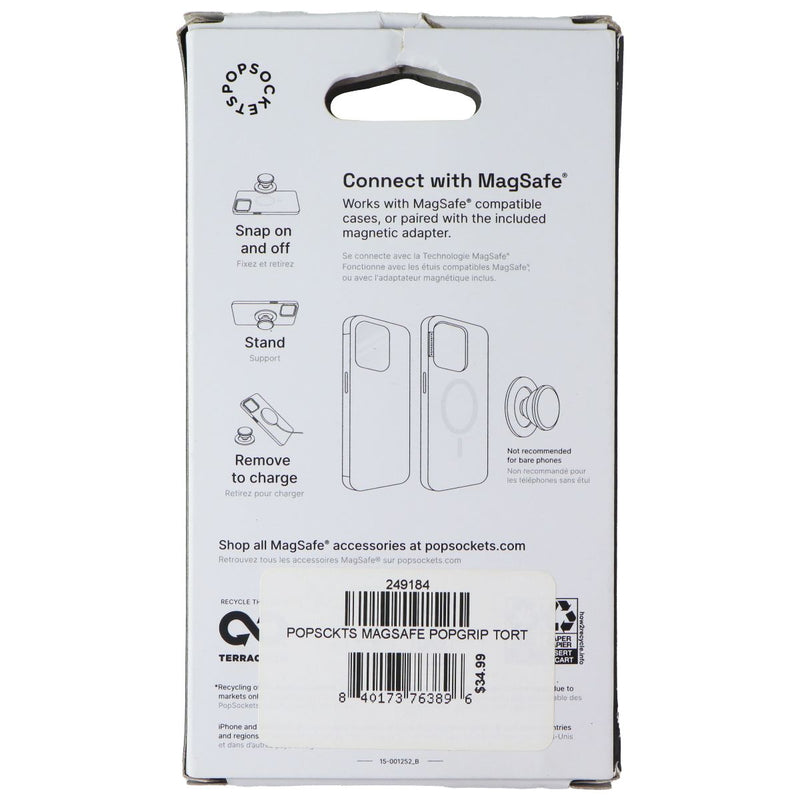 PopSockets Magnetic Grip and Stand for MagSafe - Tortoise