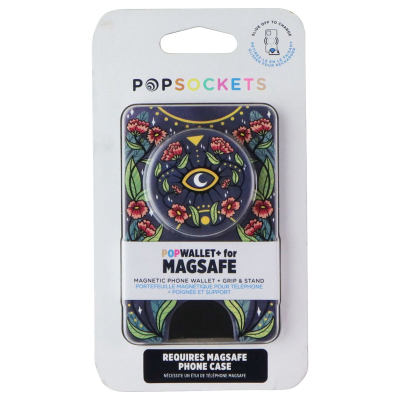 PopSockets PopWallet+ for MagSafe Magnetic Phone Card Holder - Floral Bohemian