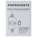 PopSockets Magnetic Phone Wallet+ w/Adapter Ring for MagSafe - Latte
