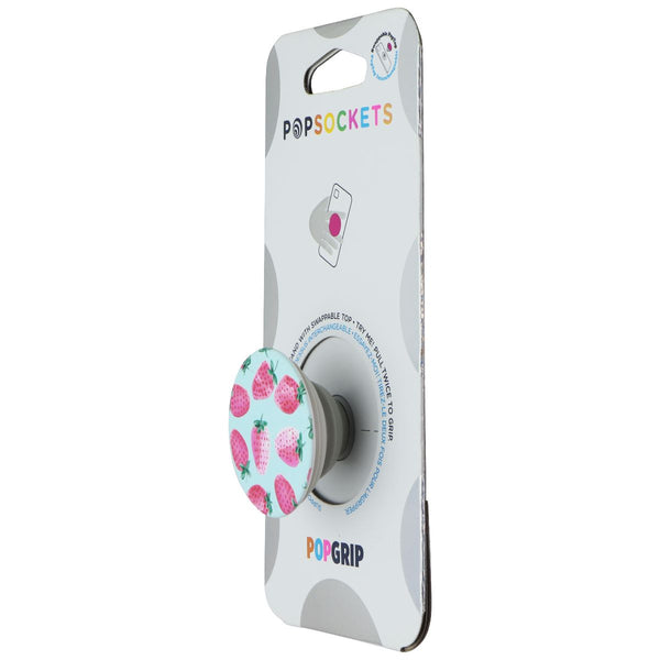 PopSockets PopGrip Holder & Stand with Swappable Top - Strawberry Rain