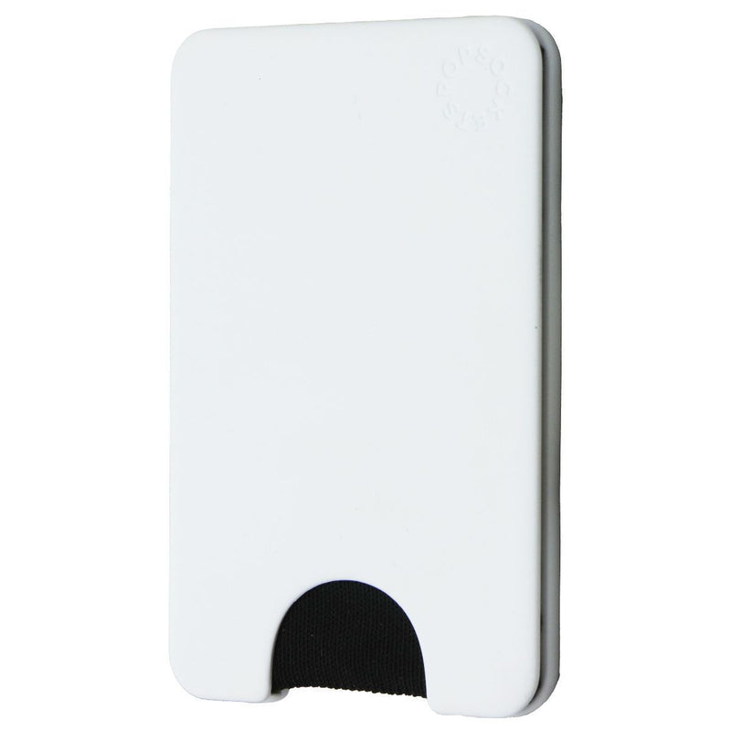 PopSockets PopWallet Series Magnetic Phone Wallet with Ring for MagSafe - White