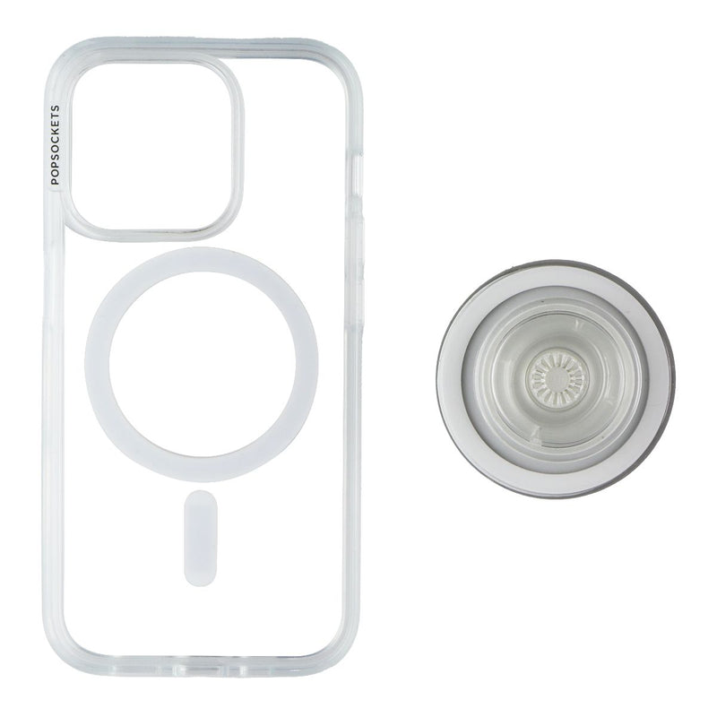PopSockets PopCase for MagSafe for iPhone 15 Pro - Clear