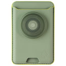 PopSockets Leather PopWallet+ Phone Wallet with Grip for MagSafe - Eucalyptus