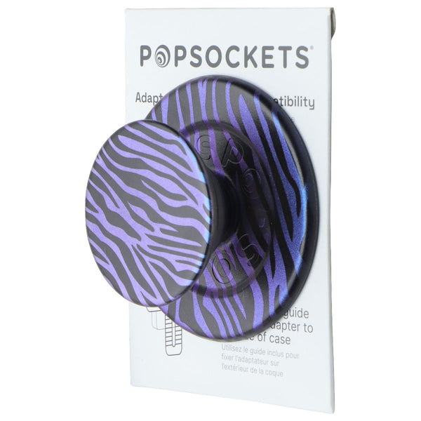 PopSockets Magnetic Phone Grip and Stand for MagSafe - Zed (Blue Zebra)