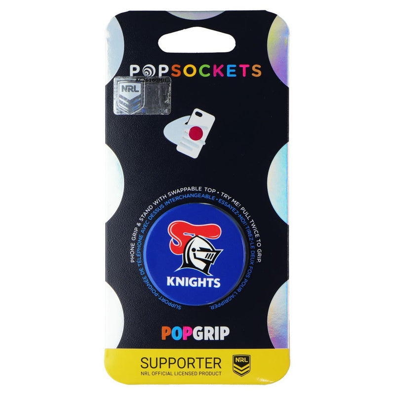 PopSockets PopGrip Expanding Stand Grip w/Swappable Top - NRL Newcastle Knights