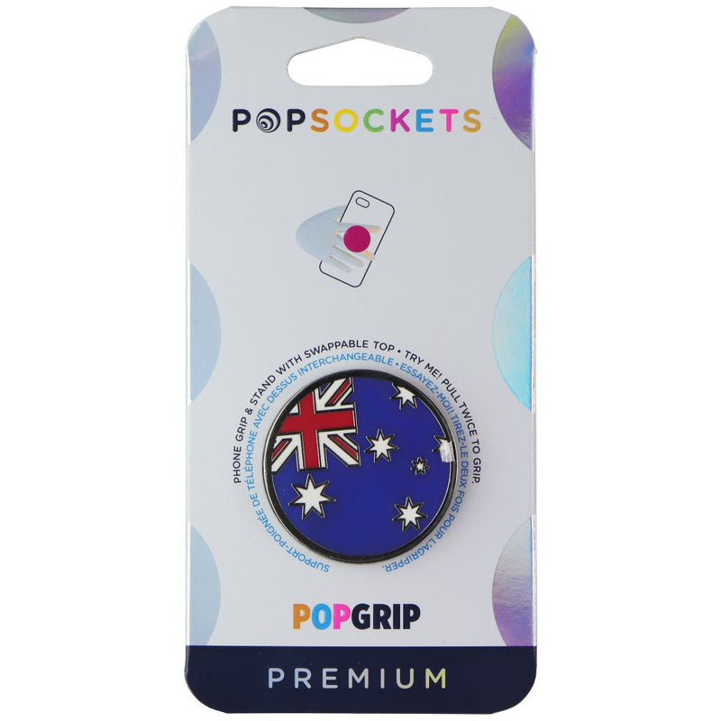 PopSockets PopGrip Swappable Grip & Stand - Australian Flag/Enamel