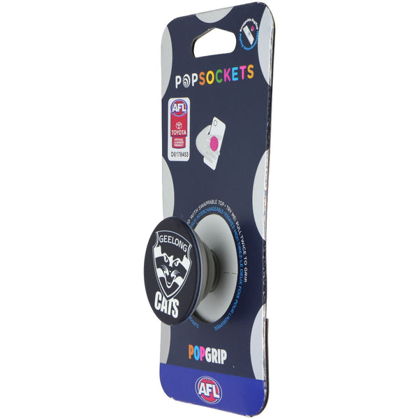 PopSockets PopGrip Expanding Stand Grip w/ Swappable Top - AFL Geelong Cats