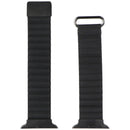 Posh Tech Apple Watch Replacement Dakota Leather Band for 42/44/45/49mm - Black