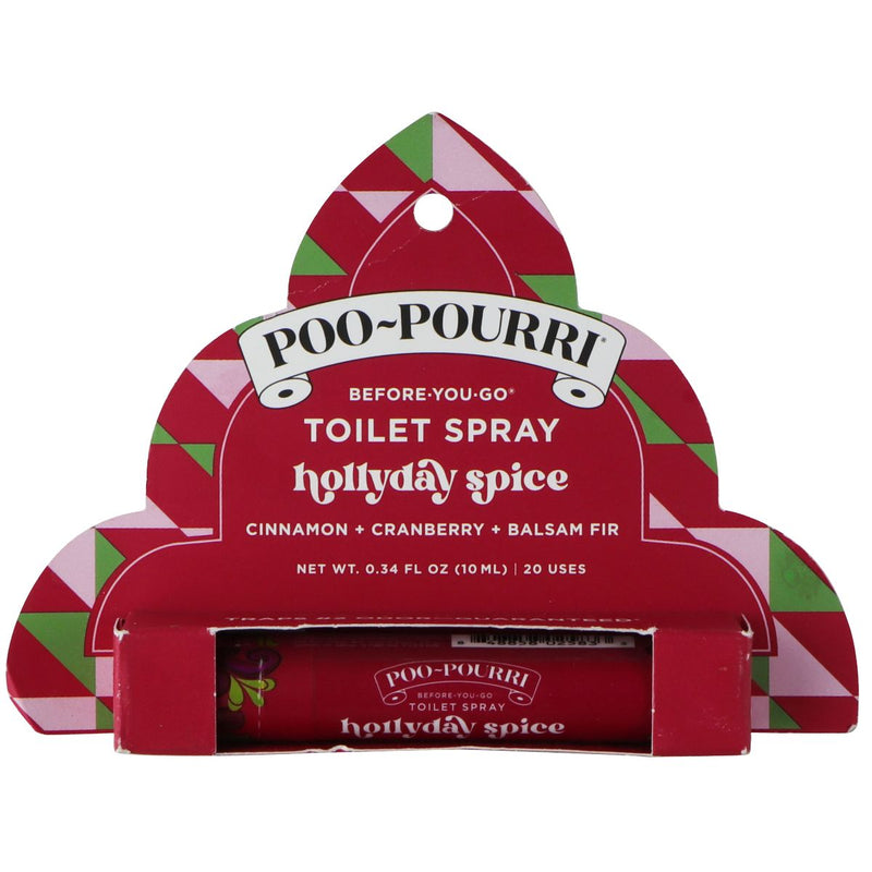 Poo-Pourri Before-You-Go Scented Toilet Spray - Hollyday Spice (Single)