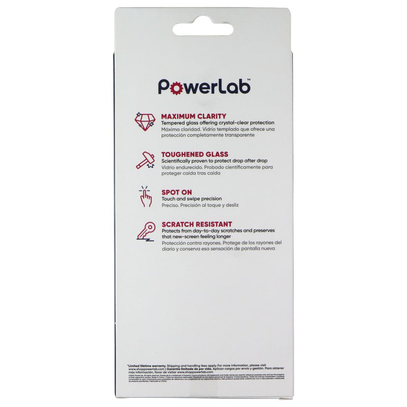 PowerLab High-Definition Glass Screen Protector for Apple iPhone 13 - Clear