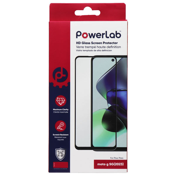PowerLab HD Glass Screen Protector for Motorola Moto G 5G (2023)
